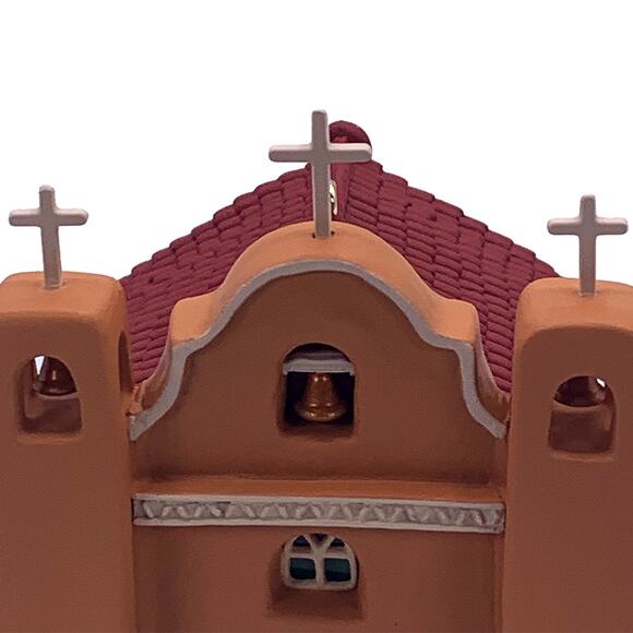 Hallmark Keepsake 2000 Candlelight Services ADOBE CHURCH #3 Light Ornament w/Box - Picture 8 of 8